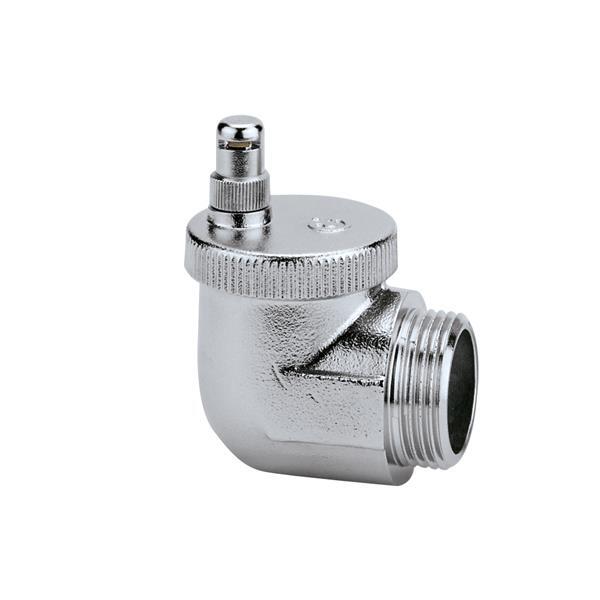 Caleffi automatische ontluchter haaks 1/2 M aercal verchroomd  Op bestelling